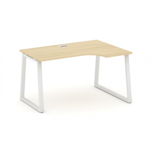 Style Project Стол рабочий эргоном. SN-6T1.SPA-001(R) Акация Лорка/Металл Антрацит/Заглушка Пластик фото 21