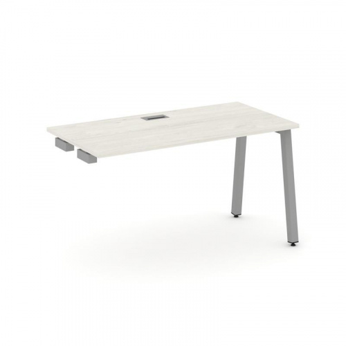 Style Project Стол-приставка к опор. элем. SN-5A.OPRS-013 Дуб Табак/Металл Белый 1380*700*750 фото 4