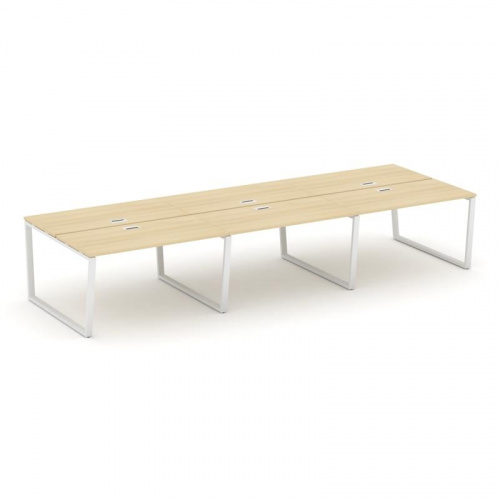 Style Project Рабочая станция 2-х сторон. SN-6T2.DRS-071 Акация Лорка/Металл Антрацит/Заглушка Пласт фото 21