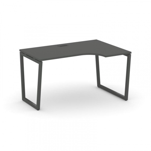 Style Project Стол рабочий эргоном. SN-4T2.SPA-021(R) Акация Лорка/Металл Антрацит/Заглушка Пластик фото 27