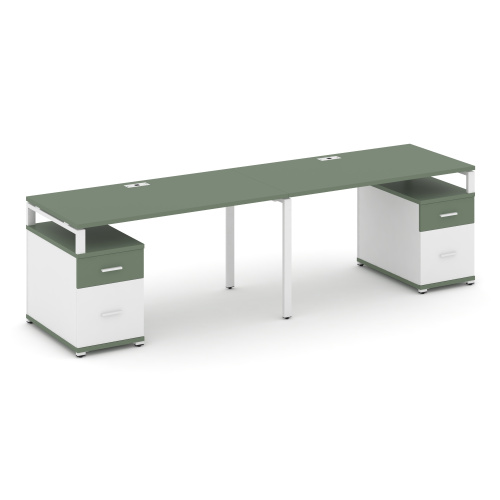 Бенч-система на 2 места с 2 опорными тумбами Concept CN.ORS-322 фото 5