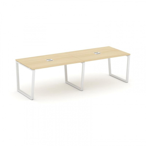 Style Project Стол переговорный SN-6T2.SPRG-011 Акация Лорка/Металл Антрацит/Заглушка Металл Антраци фото 21