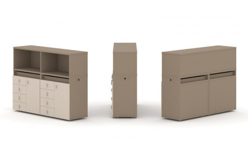 Тумба офисная (Набор №3.) Estetica ES.NB.2N-3