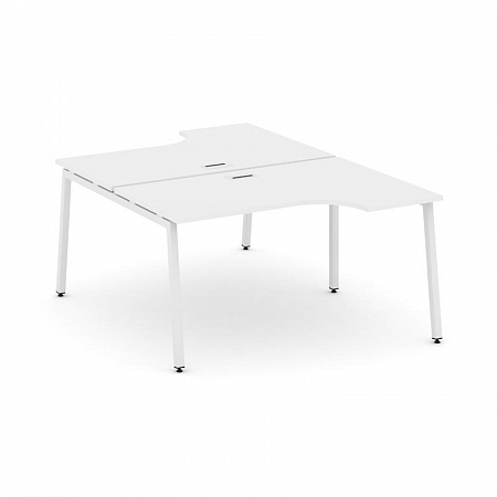 Style Project Рабочая станция эргоном. SN-4A.DRPA-022 Белый/Металл Белый 1580*1632/1992*750