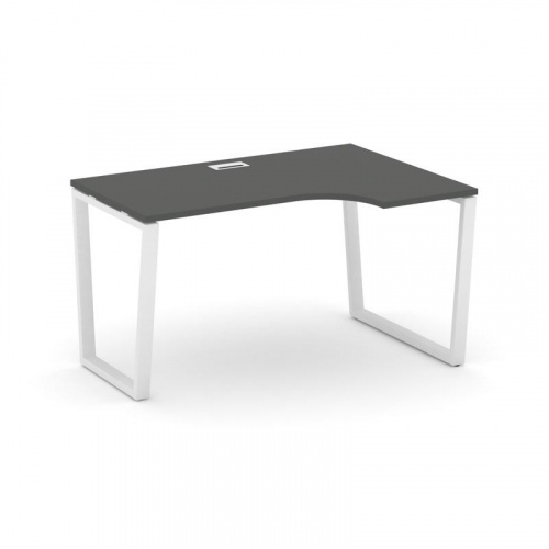 Style Project Стол рабочий эргоном. SN-6T2.SPA-021(R) Акация Лорка/Металл Антрацит/Заглушка Пластик фото 19