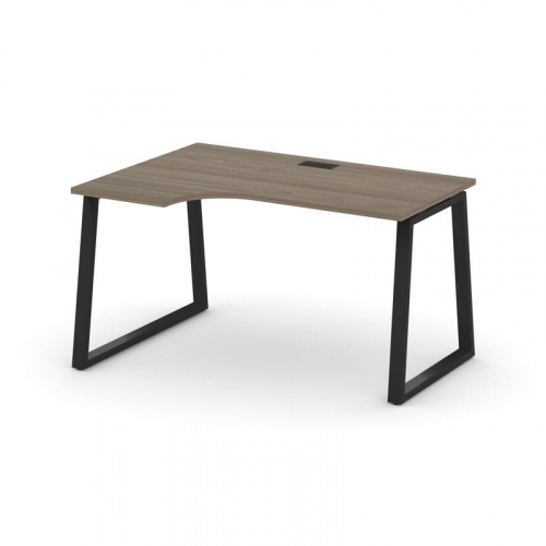 Style Project Стол рабочий эргоном. SN-6T1.SPA-022(L) Акация Лорка/Металл Антрацит/Заглушка Пластик фото 6