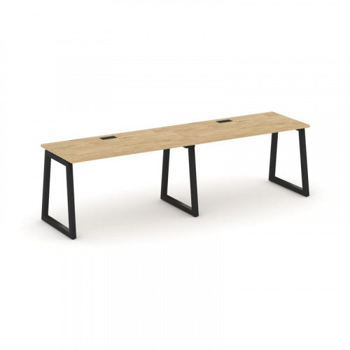 Style Project Рабочая станция 1 сторон. SN-5T1.ORS-021 Акация Лорка/Металл Антрацит/Заглушка Пластик