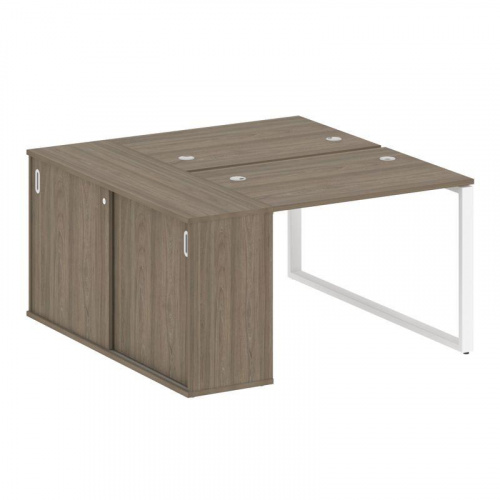 Бенч-система с шкафом-купе на О-обр. м/к Metal System БО.РС-СШК-1.1