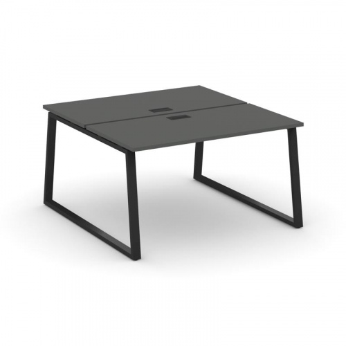 Style Project Рабочая станция 2-х сторон. SN-6T1.DRS-024 Акация Лорка/Металл Антрацит/Заглушка Пласт фото 7