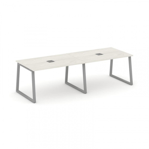 Style Project Стол переговорный SN-6T1.SPRG-012 Акация Лорка/Металл Антрацит/Заглушка Металл Антраци фото 13