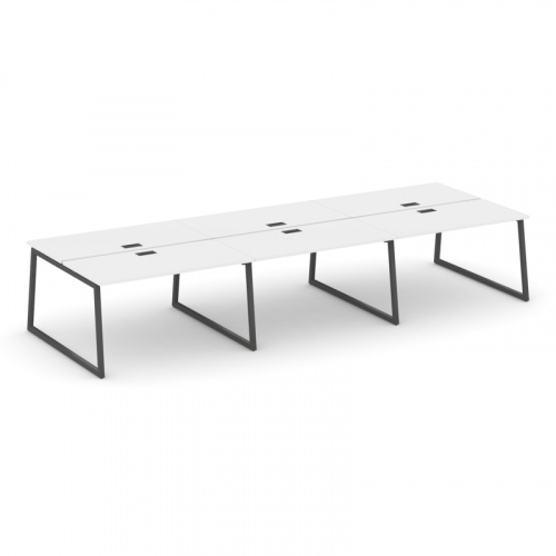 Style Project Рабочая станция 2-х сторон. SN-4T1.DRS-071 Акация Лорка/Металл Антрацит/Заглушка Пласт фото 13