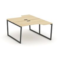 Style Project Рабочая станция эргоном. SN-4T2.DRPA-001 Акация Лорка/Металл Антрацит/Заглушка Пластик