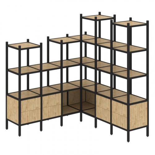 Стеллаж офисный угловой Loft VR.L-41 фото 7 Стеллаж офисный угловой Loft VR.L-41 фото 7