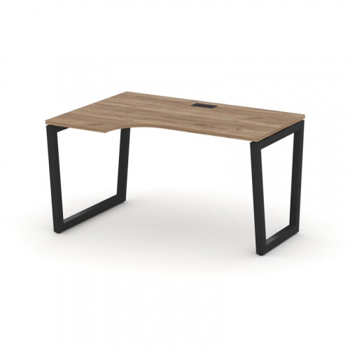 Style Project Стол рабочий эргоном. SN-5T2.SPA-021(L) Акация Лорка/Металл Антрацит/Заглушка Пластик фото 7