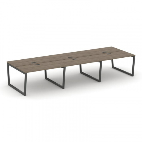 Style Project Рабочая станция 2-х сторон. SN-5T2.DRS-074 Акация Лорка/Металл Антрацит/Заглушка Пласт фото 25