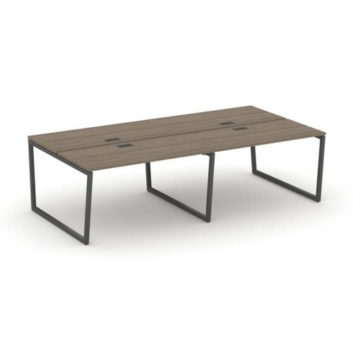 Style Project Рабочая станция 2-х сторон. SN-4T2.DRS-051 Акация Лорка/Металл Антрацит/Заглушка Пласт фото 25