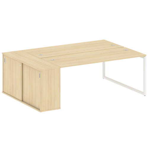 Бенч-система с шкафом-купе на О-обр. м/к Metal System Quattro 40БО.РС-СШК-1.5 фото 15