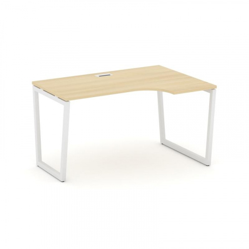 Style Project Стол рабочий эргоном. SN-4T2.SPA-021(R) Акация Лорка/Металл Антрацит/Заглушка Пластик фото 21