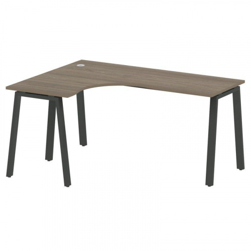 Стол офисный криволинейный Metal System БА.СА-4 (L) фото 5