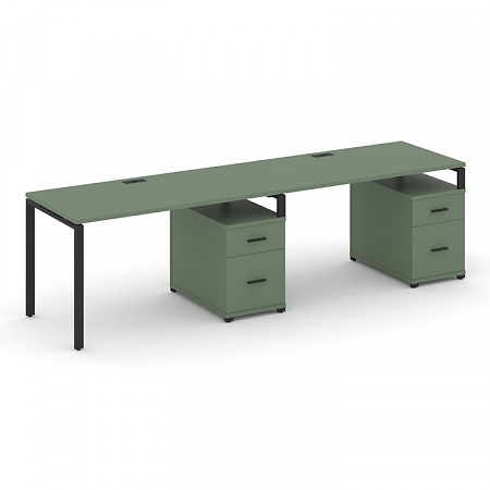 Бенч-система на 2 места с 2 опорными тумбами Concept CN.ORS-316