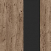 Дуб Табак / Металл Черный