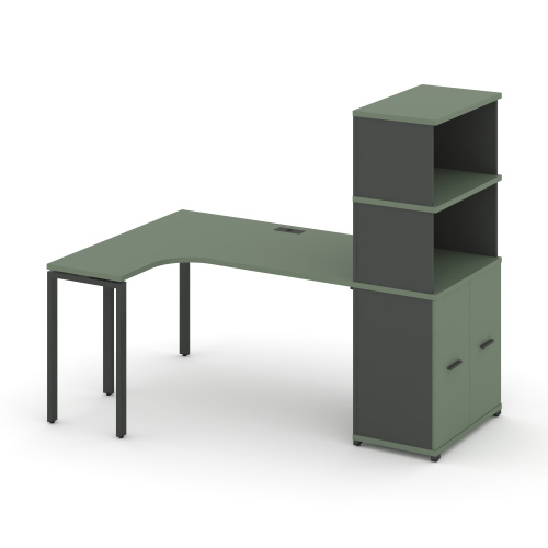 Стол эргономичный с опорным распашным шкафом Concept CN.SA-216(L)