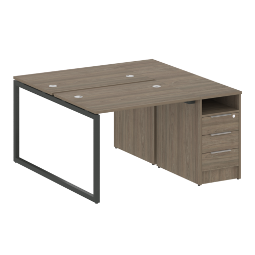 Бенч-система с тумбой на О-обр. м/к Metal System Quattro 40БО.РС-СТП-2.1