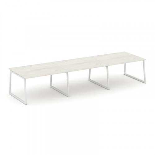 Style Project Стол переговорный SN-4T1.SPRG-052.3 Акация Лорка/Металл Антрацит 3540*1180*750 фото 13