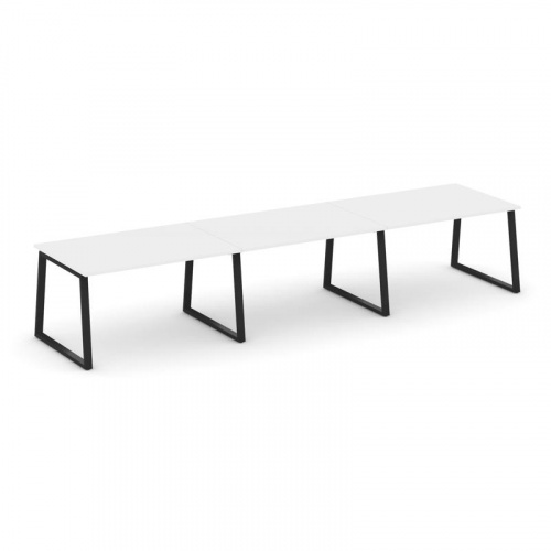 Style Project Стол переговорный SN-6T1.SPRG-021.3 Акация Лорка/Металл Антрацит 2940*980*750 фото 4