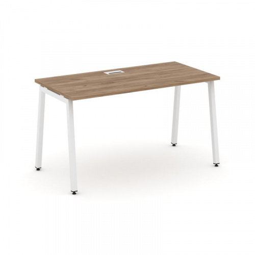 Style Project Стол письменный SN-4A.SP-012 Дуб Наварра/Металл Белый 1180*700*750 фото 23