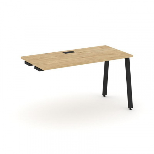 Style Project Стол-приставка к опор. элем. SN-6A.OPRS-014 Дуб Табак/Металл Белый 1580*700*750 фото 6