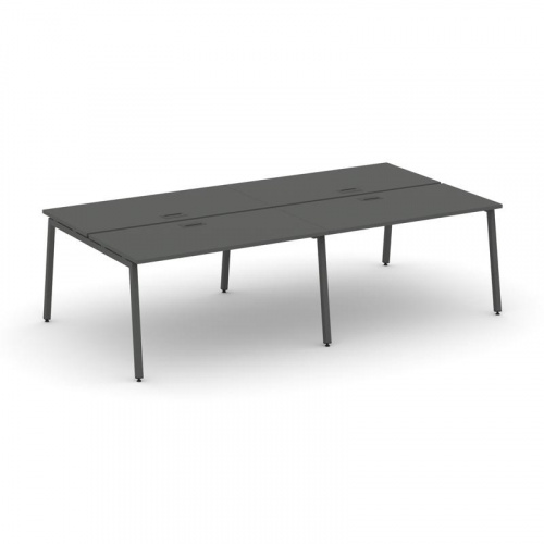 Style Project Рабочая станция 2-х сторон. SN-4A.DRS-033 Дуб Табак/Металл Белый 2760*1232*750 фото 16