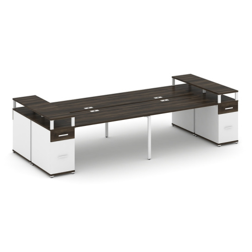 Бенч-система на 4 места с 2 опорными тумбами Concept CN.DRS-447 фото 10