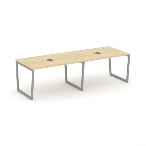 Style Project Стол переговорный SN-4T2.SPRG-014 Акация Лорка/Металл Антрацит/Заглушка Металл Антраци фото 20