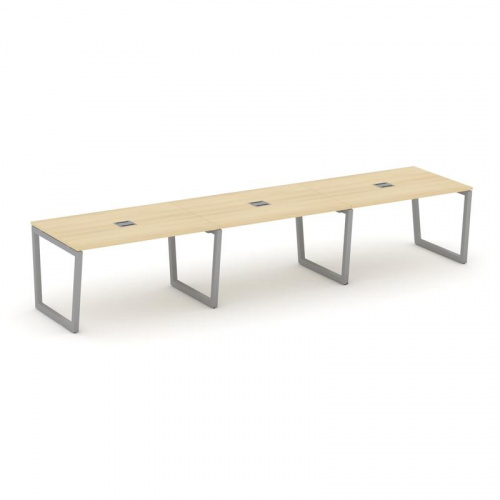 Style Project Стол переговорный SN-5T2.SPRG-021 Акация Лорка/Металл Антрацит/Заглушка Металл Антраци фото 20