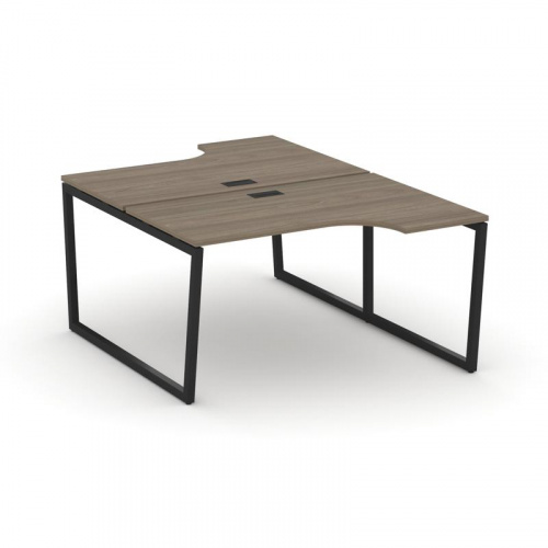 Style Project Рабочая станция эргоном. SN-4T2.DRPA-002 Акация Лорка/Металл Антрацит/Заглушка Пластик фото 5