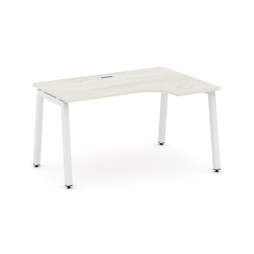 Style Project Стол рабочий эргоном. SN-5A.SPA-022(R) Дуб Наварра/Металл Антрацит 1580*800/980*750 фото 21