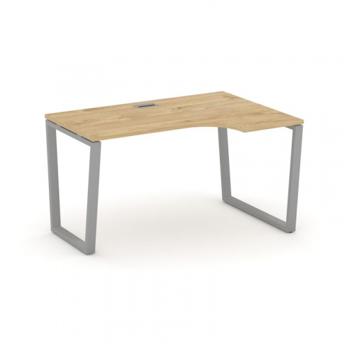 Style Project Стол рабочий эргоном. SN-6T2.SPA-021(R) Акация Лорка/Металл Антрацит/Заглушка Пластик фото 2