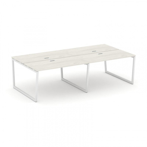 Style Project Рабочая станция 2-х сторон. SN-4T2.DRS-051 Акация Лорка/Металл Антрацит/Заглушка Пласт фото 12