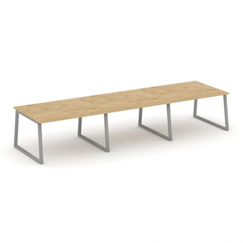 Style Project Стол переговорный SN-6T1.SPRG-053.3 Акация Лорка/Металл Антрацит 4140*1180*750 фото 2