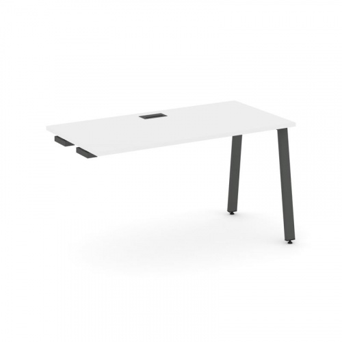 Style Project Стол-приставка к опор. элем. SN-6A.OPRS-014 Дуб Табак/Металл Белый 1580*700*750 фото 18