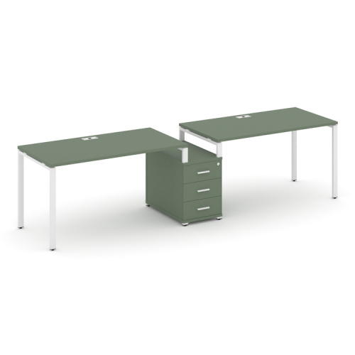 Бенч-система на 2 места с 1 опорной тумбой Concept CN.ORS-301