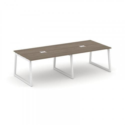 Style Project Стол переговорный SN-5T1.SPRG-042 Акация Лорка/Металл Антрацит/Заглушка Металл Антраци фото 16