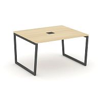 Style Project Стол переговорный SN-4T2.SPRG-033 Акация Лорка/Металл Антрацит/Заглушка Металл Антраци