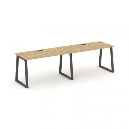 Style Project Рабочая станция 1 сторон. SN-6T1.ORS-011 Акация Лорка/Металл Антрацит/Заглушка Пластик фото 22