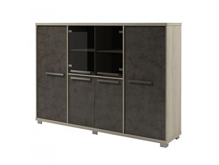 Шкаф четырехсекционный с гардеробом Z-34-01