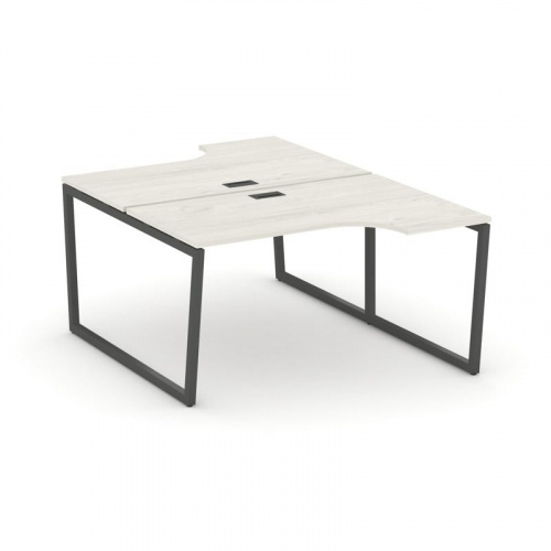 Style Project Рабочая станция эргоном. SN-4T2.DRPA-002 Акация Лорка/Металл Антрацит/Заглушка Пластик фото 24