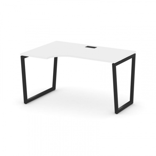 Style Project Стол рабочий эргоном. SN-4T2.SPA-002(L) Акация Лорка/Металл Антрацит/Заглушка Пластик фото 6