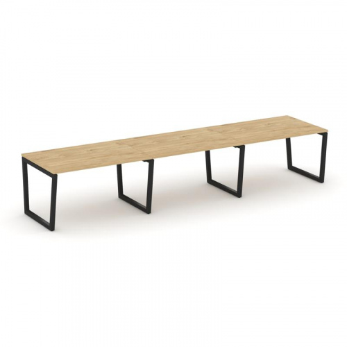 Style Project Стол переговорный SN-5T2.SPRG-024.3 Акация Лорка/Металл Антрацит 4740*980*750