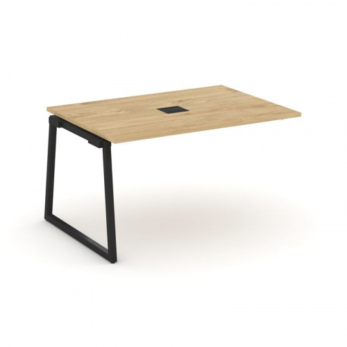 Style Project Проходной наб. элем. перег. стола SN-4T1.NSPRG-003 Акация Лорка/Металл Антрацит/Заглуш